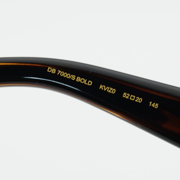 David Beckham DB 7000/S BOLD 0KVI Z0 Sunglasses Brown Square Frame, Blue Lenses - Picture 5 of 11